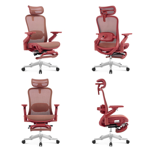 Silla de Masaje Eléctrica Ergonómica para Oficina, Nuevo Diseño, Totalmente de Malla, Cómoda, con Reposapiés, Sillas de Oficina - Product Image 3