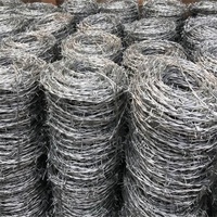 Fil barbelé à haute résistance, prix par rouleau, fil barbelé en caoutchouc, fil barbelé à haute résistance pour tire-fil