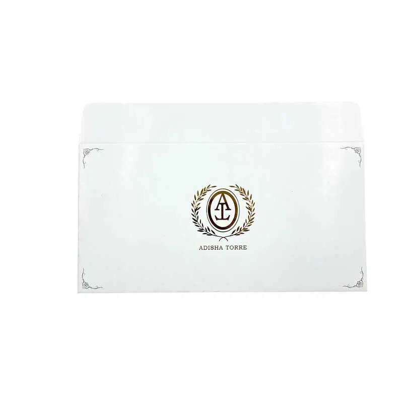 Customized printing of envelopes logo hot stamping invitation letter paper corporate advertising creative envelope bags