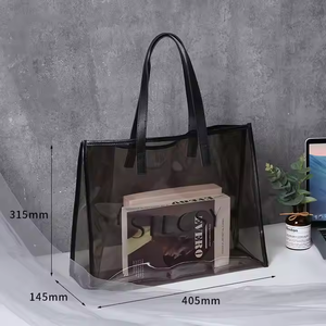 Bolso de compras hombro impermeable PVC estilo moda logotipo personalizado para mujer - Product Image 6