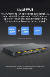 I225 * 4 منافذ 1U عمق قصير Rackmount 6 * i226b85 B760 lan اللوحة الأم OPN جدار الحماية الذكي LCD UPS التطبيق - Product Image 3