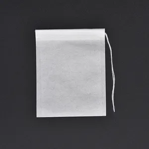 90 X 130mm Disposable Food Grade Paper Tea Bags Threads Water Bottle Filters with Strings Mug Strainers (100pcs /bag)