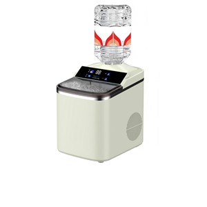 Mini máquina para hacer cubitos de hielo de encimera, 16KG/24H, compacta, portátil, para hacer hielo cuadrado, para el hogar, camping, caravana - Product Image 2