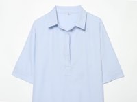 Robe midi décontractée et élégante à revers pour femme, nouvelle collection 2026, style rétro chic à manches courtes.