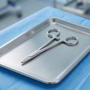 Porte-aiguille Webster lisse, taille 13 cm, en acier inoxydable F7-028, instrument chirurgical manuel de classe I, approuvé ISO 2015 et CE - Product Image 3