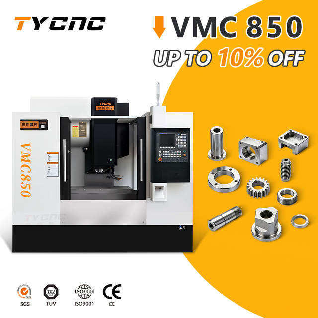 VMC850 High Speed Vertical Machining Centers Cnc Metal Milling Machine 3 Axis Cnc Milling Machines