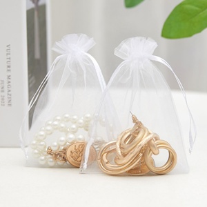 <strong>Cheap</strong> Reusable Organza Gift Bag Pouch Logo Customized Organza Drawstring Bag for Toy <strong>Lego</strong> Candy Sachet Jewelry/Cosmetics/Candle - Product Image 3