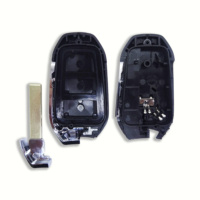 Control remoto Xautokey para p-eugeot 308 408 508 5008 c-itroen C4 C4L DS4 DS5 HU83 Keyless Go 3 botones 434MHZ ID46 (HITAG2) Chip