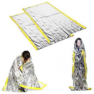 Proveedor de fábrica, venta al por mayor, manta de supervivencia al aire libre, saco de dormir desechable, manta térmica de emergencia de rescate de primeros auxilios - Product Image 6