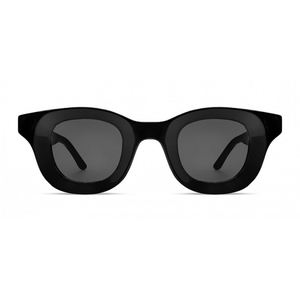 RHUED Fashion Brand 2023 Lunettes de soleil personnalisées à la main avec design biseauté Lunettes de soleil à monture en acétate ronde et épaisse avec logo - Product Image 1