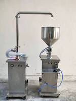 Machine de remplissage semi-automatique pneumatique en acier inoxydable pour aliments, produits chimiques, huiles, miel, pâte de tomate, crème, beurre de cacahuète