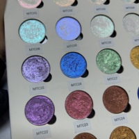Palette de fards à paupières multichromes et duochromes scintillants, 35 couleurs disponibles, marque privée, créez votre propre marque