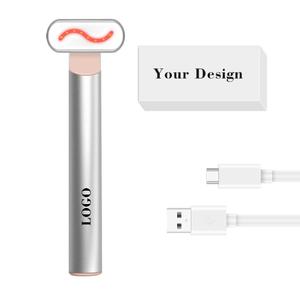 0728 เครื่องนวดหน้าเพื่อสุขภาพ ผิวเรียบเนียนและผ่อนคลาย 350mah ชาร์จได้ พร้อมแท่งนวดรอบดวงตา - Product Image 3