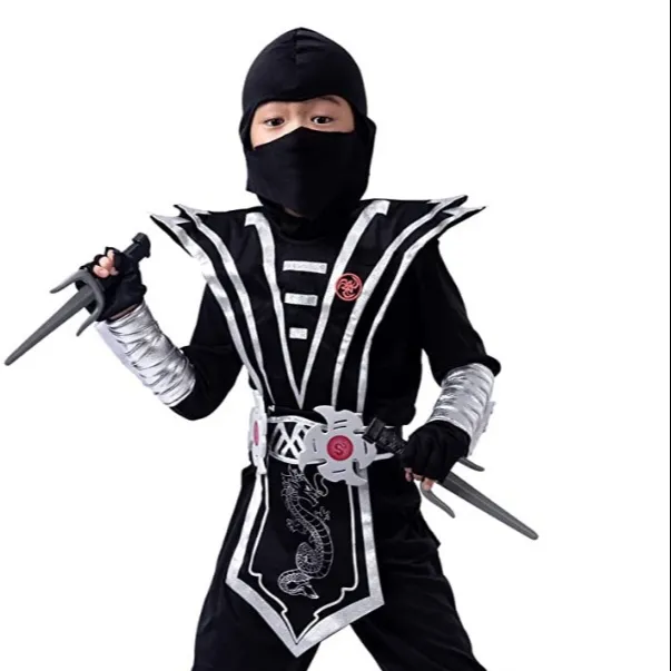Deluxe Kostüm Set mit Schaum Zubehör Spielzeug Kung Fu Outfit TV & Film Rollenspiel Kostüm für Kinder