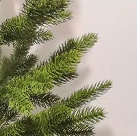 Arbre de Noël artificiel réaliste en gros, vert, non éclairé, avec base en pot pour la décoration de la maison et des fêtes