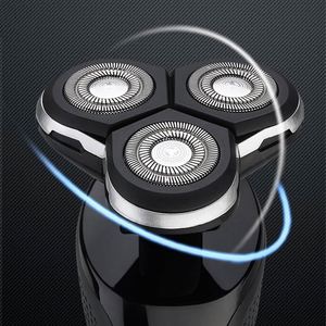 3-in-1 Men's <b>Mini</b> Rotary Electric Shaver USB Rechargeable 1200mAh Beard Trimmer Foil Razor for Body Face Household Use - Product Image 4