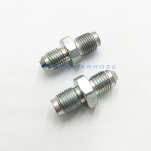 Adaptador de acero inoxidable 3AN macho, 10mm x 1, adaptador recto a-3 extremos de manguera - Product Image 4