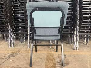 Silla de auditorio plegable moderna con muebles de Teatro de tela de escritorio diseñados para iglesias, escuelas, asientos de estudiantes retráctiles - Product Image 5