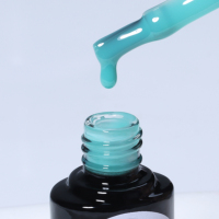 KNC 2025 Vernis gel hybride d'été translucide vert menthe Semi Permanent UV Manucure Hema Free Jelly Gel Vernis à ongles
