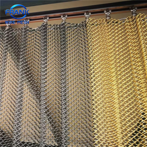 Cortina de Malla Metálica de Lujo en Acero Inoxidable y Aluminio para Decoración de Escaparates de Joyerías - Product Image 3