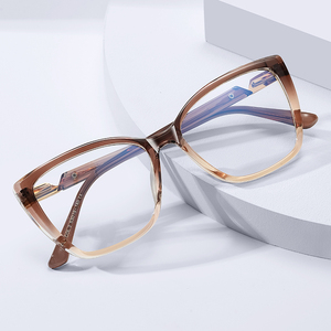 Montatura per <span class=keywords><strong>Occhiali</strong></span> Partagas TR90 con Aste CP e Cerniera <span class=keywords><strong>a</strong></span> Molla, Lenti Anti Luce Blu, Montatura Ottica per Donna - Product Image 3