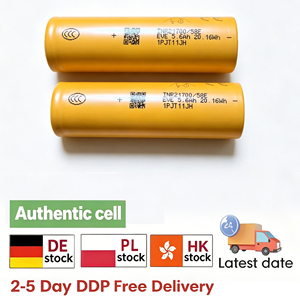 Batería 21700 58E M58T 58ESAMSUN 3.6V 5800mAh 3C LiMn2O4 con Cátodo de 1000 Ciclos, Celda INR/58E CN -20-40 para Juguetes - Product Image 1