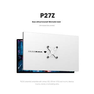 Moniteur vertical double écran KUYCON P27Z 27 pouces 5K 180Hz pour bureau et gaming, en aluminium, sans support - Product Image 1