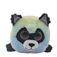 Personnalisé doux arc-en-7 pouces en peluche cylindre en peluche jouet
