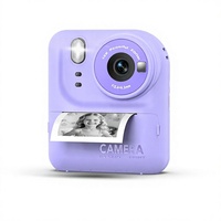 Kamera Anak-anak Cetak Foto Instan Mainan Video Digital Pencetakan Termal Portabel Sensor CMOS Zoom Optik 16x Anak Laki-laki Berusia 3-12 Tahun