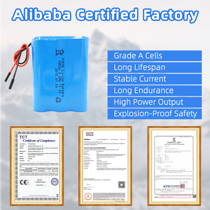 Paquete de Baterías Recargables de Iones de Litio 18650 3S de 2200 mAh y 12 V, Categoría de Producto - Product Image 1