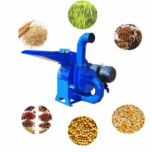 Diesel-Powered Animal Feed Hammer Mill with Emergency Stop Button for Flour Milling