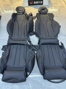 Per BMW F30 F80 F10 M3: Accessori Interni Auto, Coprisedili Sportivi da Corsa Personalizzabili in Pelle e Spugna - Product Image 4