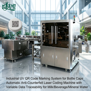 Machine de marquage laser UV industrielle pour bouchons de bouteilles avec GS1, un article un code, conforme à ASL BELGISI pour ligne de production de remplissage d'eau - Product Image 2