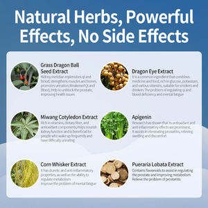 Suplemento de Salud de próstata <span class=keywords><strong>natural</strong></span> OEM para hombres Cápsula de próstata para mejorar la micción - Product Image 3