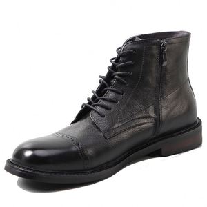 Factory Men's Shoes Work Leather <b>Boots</b> Paratrooper <b>Boots</b> Men - Product Image 2