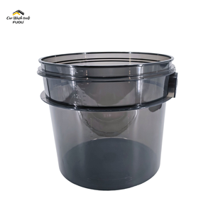 FUOU ถังทรงกลมสำหรับเก็บทำความสะอาดบ้าน15L วัสดุ PP สีตามสั่ง - Product Image 5