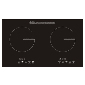 Cocina de Inducción Eléctrica Doble de Bajo Precio con Doble Cabezal, Múltiples Baterías, Control Táctil y Placa de Cerámica Lisa 2 - Product Image 4