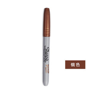 シャーピーシルバー/ゴールド/ブロンズカラーの油性ペン、速乾性と耐退色性のファインチップメタリックマーカー - Product Image 3