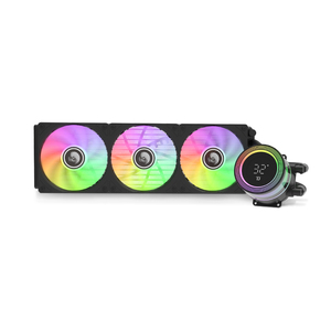 Liquido <span class=keywords><strong>Cpu</strong></span> Cooler 360mm raffreddamento ad acqua PC radiatore Argb case ventola schermo LCD con <span class=keywords><strong>Display</strong></span> Baidi360 <span class=keywords><strong>Display</strong></span> digitale bianco - Product Image 6