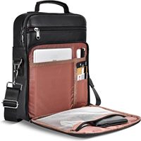 Sac de rangement pour tablette en cuir de qualité supérieure personnalisé pour tablettes de 11 pouces et ordinateurs portables de 13,3 pouces, sac bandoulière simple