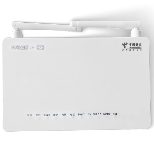 Wholesale Used ZXHN F450 EPON ONU 1GE+3FE+1TEL+1USB+2.4G WIFI Optical Fiber FTTH ONU ONT Modem F450 V2.0 and V3.0