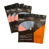 Sacs en Mylar noirs jetables avec logo personnalisé, fermeture à 3 côtés, étanches aux odeurs, avec fermeture éclair et fenêtre pour l'emballage de cadeaux, d'aliments et de collations