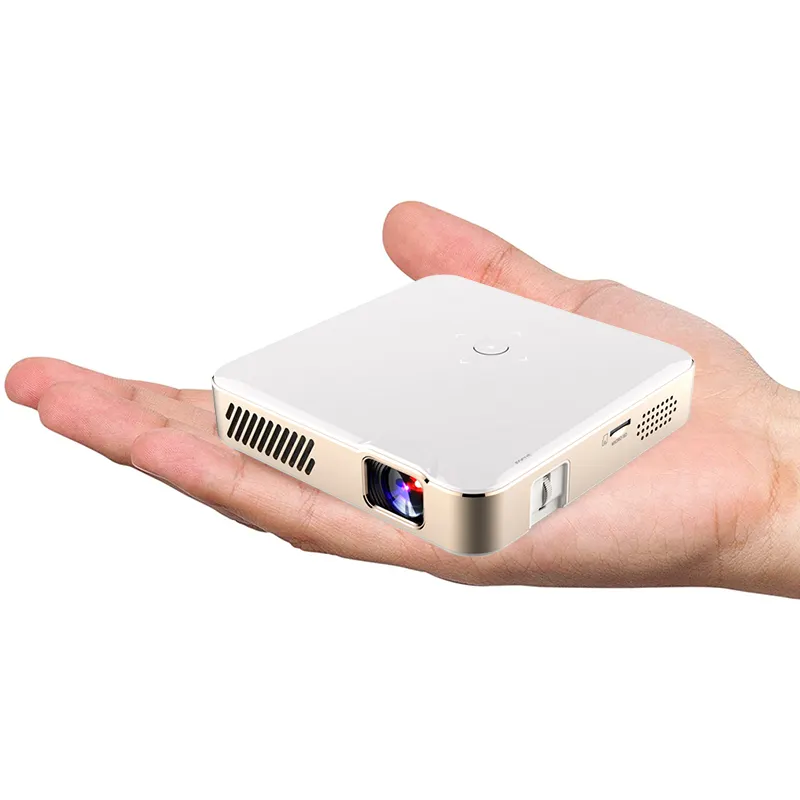 Salange-miniproyector portátil P30 HD 1080p, Compatible con DLP, recargable, de bolsillo, Compatible con iPhone y Android