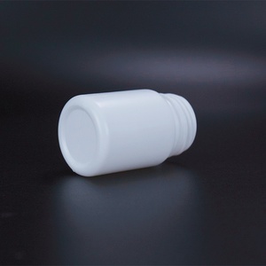ขวดพลาสติกสำหรับเก็บยาแคปซูลเม็ดหนาเกรดอาหารสีขาว - Product Image 6