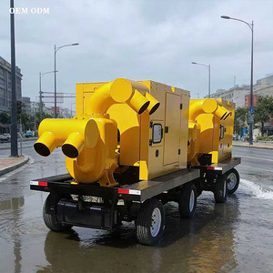 Pompe Diesel pour la lutte contre les inondations et l'aquaculture marine - Camion-pompe mobile pour le transfert d'eau - Product Image 1