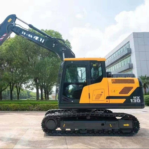 รถขุดตีนตะขาบขนาดกะทัดรัด HX130LCR 13 ตัน พร้อมบุ้งกี๋ขนาด 0.4 ลูกบาศก์เมตร, ห้องโดยสารแบบ ROPS, สำหรับงานขุดดินและรื้อถอนในพื้นที่แคบในเขตเทศบาล - Product Image 4