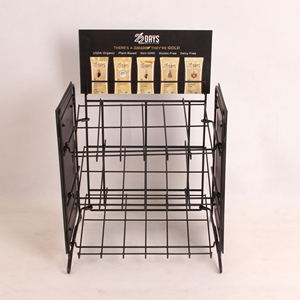 Customizable Three-Layer Detachable Metal Wire <b>Display</b> <b>Rack</b> for Snacks and Food Supermarket Countertop <b>Rack</b> - Product Image 1