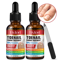 Tivlon 30ml Traitement Extra Fort Contre la Mycose des Ongles, Solution Répératrice pour Ongles, Sérum de Réparation des Ongles de Pieds
