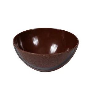 Bols <span class=keywords><strong>de</strong></span> <span class=keywords><strong>jeu</strong></span> <span class=keywords><strong>de</strong></span> football modernes en plastique et mélamine Ensemble <span class=keywords><strong>de</strong></span> 2 supports <span class=keywords><strong>de</strong></span> service jetables en papier pour salade et cacahuètes - Product Image 3