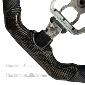 Calidad al por mayor actualización de fibra de carbono de cuero perforado para Nissan Sylphy fx35 fx37 qx70 q50 volante - Product Image 5